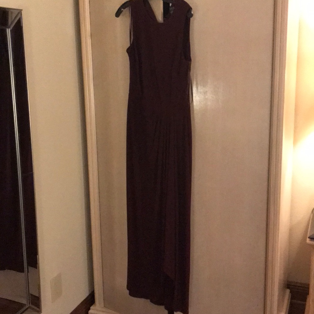 Ralph Lauren, Burgundy Dress